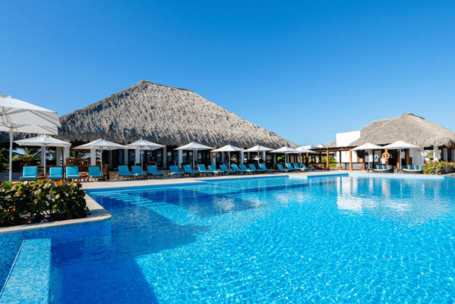 Cana Bay Beach Club and Caribbean setting